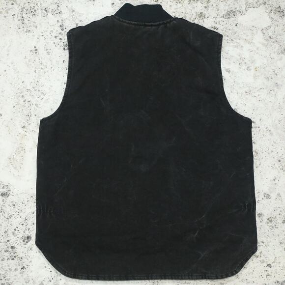 Vintage Carhartt V02 ONX Onyx Faded Black Vest - Picture 3 of 9